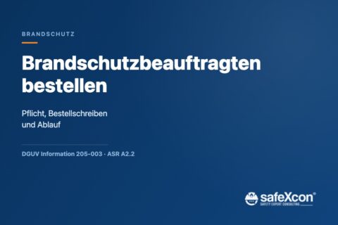 Titelgrafik: Brandschutzbeauftragten bestellen - Pflicht, Bestellschreiben und Ablauf