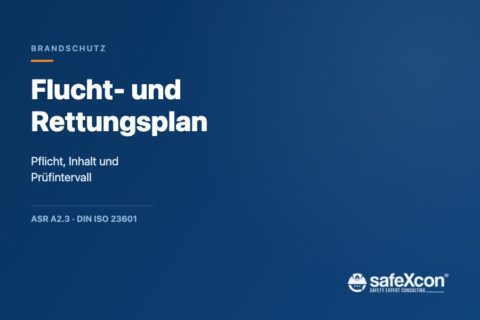 Titelgrafik: Flucht- und Rettungsplan